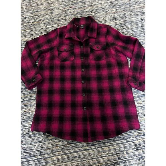 Torrid Cotton Midi Shacket size 1 fit XL or 1X - Picture 12 of 13